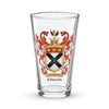 Johnson Family Crest beer glass - Scottish origin