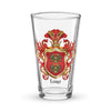 Lara Family Crest beer glass