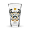 Lawson Family Crest beer glass