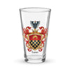 Luna Family Crest beer glass