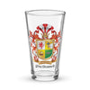 MacDonnell Family Crest beer glass