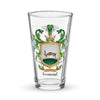 Leonard Family Crest beer glass - Irish origin