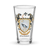MacMahon Family Crest beer glass