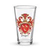 Magee Family Crest beer glass - Irish origin