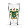 Maguire Family Crest beer glass