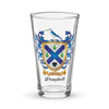 Marshall Family Crest beer glass