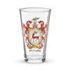 McCarthy Family Crest beer glass