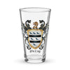 McCoy Family Crest beer glass