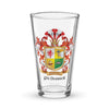 McDonnell Family Crest beer glass