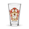 McGowan Family Crest beer glass
