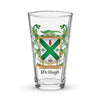 McHugh Family Crest beer glass