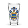 Mejia Family Crest beer glass