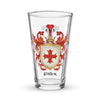 Miller Family Crest beer glass - Scottish and English origin