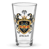 Mitchell Family Crest beer glass