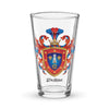 Molina Family Crest beer glass