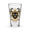 Moran Family Crest beer glass