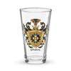 Muller Family Crest beer glass