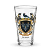 Nichols Family Crest beer glass