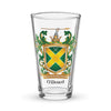 O'Dowd Family Crest beer glass