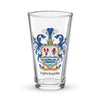O’Melaghlin Family Crest beer glass