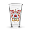 O'Neal Family Crest beer glass