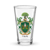O'Reilly Family Crest beer glass