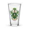 O'Riley Family Crest beer glass