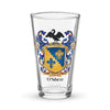 O'Shea Family Crest beer glass