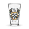 Pearse Family Crest beer glass