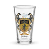 Peters Family Crest beer glass