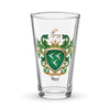 Ray Family Crest beer glass
