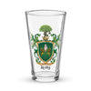 Reilly Family Crest beer glass