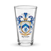Richards Family Crest beer glass