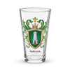 Salazar Family Crest beer glass