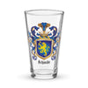 Schmidt Family Crest beer glass
