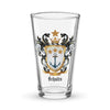 Schults Family Crest beer glass