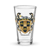 Simmonds Family Crest beer glass