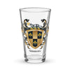 Simmons Family Crest beer glass