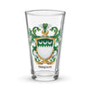 Simpson Family Crest beer glass