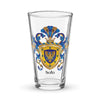 Soto Family Crest beer glass