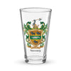 Sweeney Family Crest beer glass
