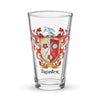 Tranter Family Crest beer glass