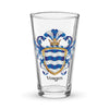 Vargas Family Crest beer glass
