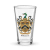 Williamson Family Crest beer glass