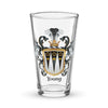 Young Family Crest beer glass - Irish origin