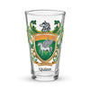 Quinn Family Crest beer glass - Limerick origin