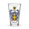 Johnson Family Crest beer glass - English origin