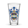 Walter Family Crest beer glass