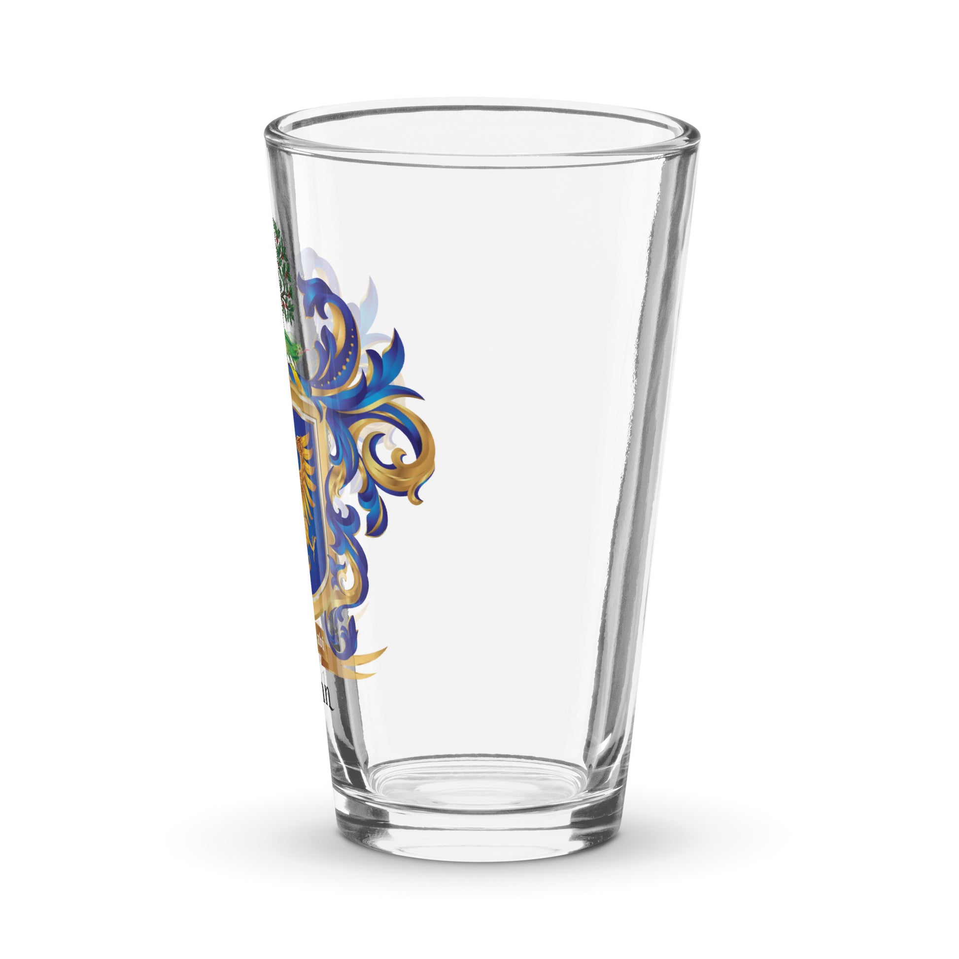 Dunn Family Crest beer glass-Family Crests Store