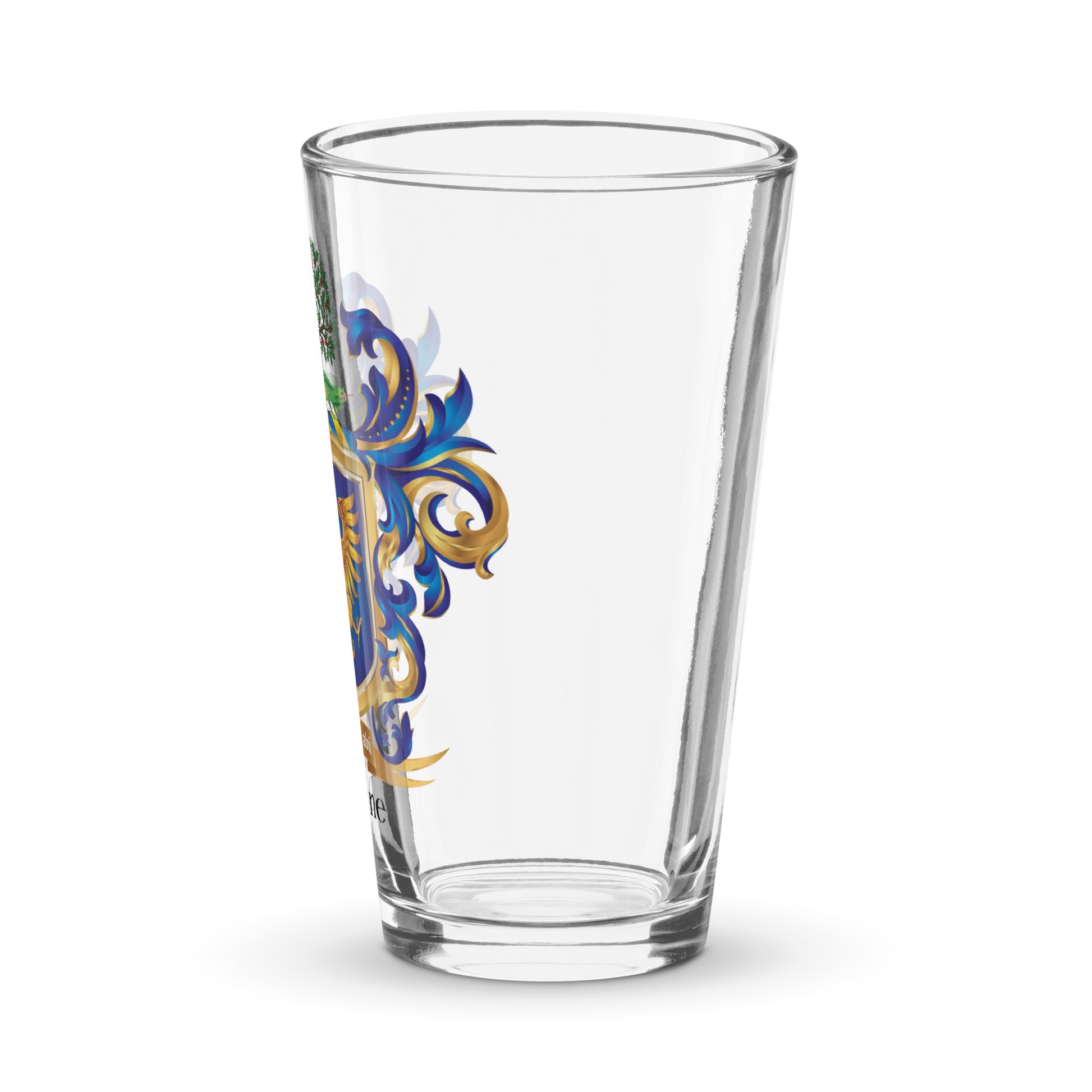 Dunne Family Crest beer glass-Family Crests Store